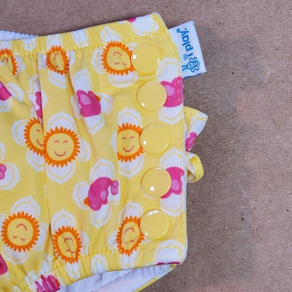 I-Play Swimsuit Diaper 24 Months Yellow - Picture 4 of 5